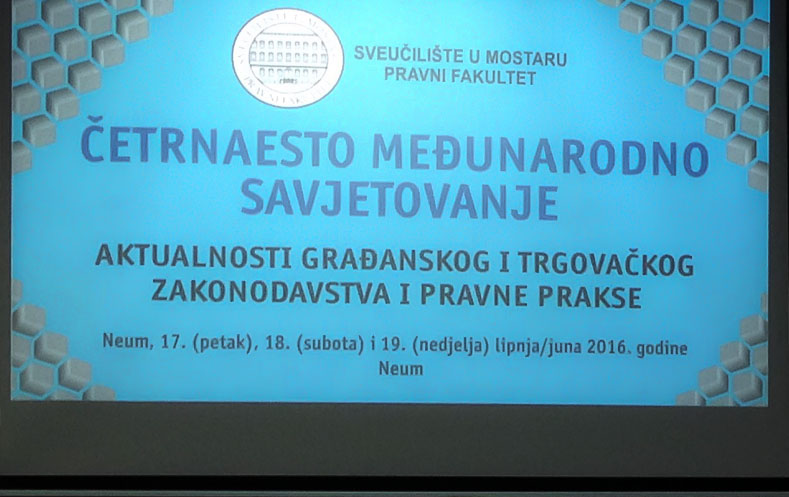 Pravni fakultet Mostar u Neumu organizirao cetrnaesto Medunarodno savjetovanje 002